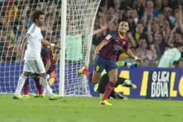 Jornada 10. BARCELONA-REAL MADRID
Gol 2-0 de Alexis.