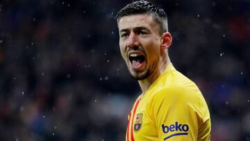 Lenglet, el pasado domingo en el Wanda.