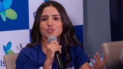 Camila Osorio en rueda de prensa tras ganar el us open junior