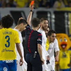 Récord de Sergio Ramos con el Real Madrid: 20 expulsiones