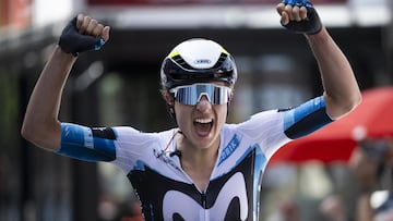 Marlen Reusser, etapa y líder del Tour de Suiza tras superar a Vollering