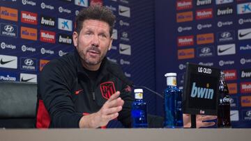 Simeone: "¿Presión? Tenemos ilusión y será una linda batalla"