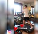 La peculiar forma en que Cristiano corre en la trotadora