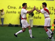 FUTBOL 01/02 PARTIDO DE LIGA ENTRE LOS EQUIPOS RAYO VALLECANO-REAL SOCIEDAD BOLO Y BOLIC
FOTO:SEVILLANO PUBLICADA 25/11/01 NA8 3COL