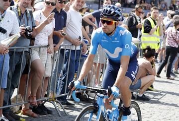 Mikel Landa del Movistar Team. 