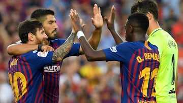 Barcelona 8 - Huesca 2: resumen, resultado y goles. LaLiga Santander