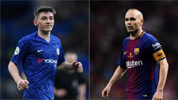 Chelsea's Billy Gilmour fashions his style after Xavi and Iniesta