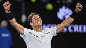 Horario y dónde ver por TV el Nadal-Dimitrov del Open Australia 2017