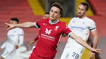 Jota sets Liverpool record as scoring streak continues against Leicester