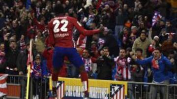 Thomas celebra su gol.