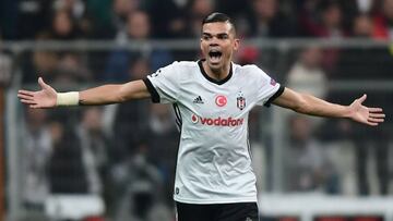 Pepe, con la camiseta del Besiktas. 