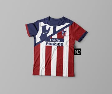 ¿Cómo serían las camisetas de los equipos si usarán los diseños de sus escudos?