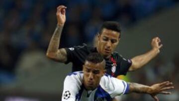 Danilo, durante el partido.