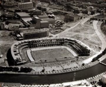 50 años del estadio Vicente Calderón en imágenes