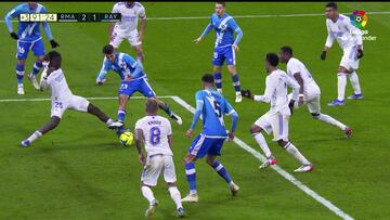 El posible penalti de Camavinga en el 91' que reclamó el Rayo