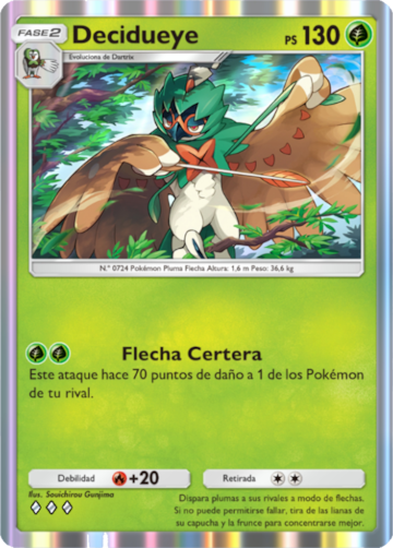 pokemon tcg pocket crisis dimensional mejores cartas decidueye