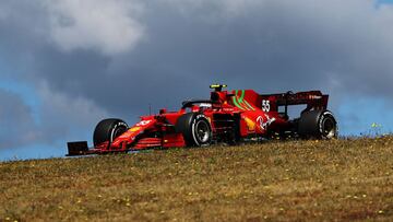 Carlos Sainz (Ferrari SF21). Portimao, Portugal. F1 2012.