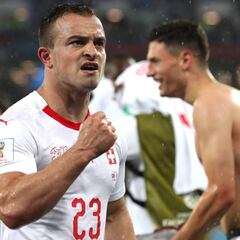 Shaqiri fulmina a Serbia en el 90' y acerca a Suiza a octavos