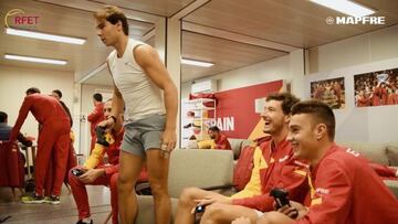 La locura de Nadal jugando Play con el mayor verdugo del Madrid