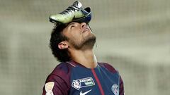 Neymar celebra un gol con el PSG