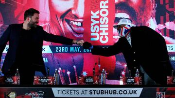 Oleksandr Usyk y Dereck Chisora.