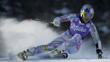 La estadounidense Lindsey Vonn, una de las mejores esquiadoras alpinas de la historia.