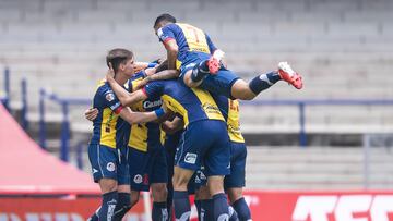 Andres Vombergar celebrates his goal 1-3 of San Luis during the game Pumas UNAM vs Atletico San Luis, corresponding to Day 03 of the Torneo Apertura Grita Mexico A21 of the Liga BBVA MX, at Olimpico Universitario Stadium, on August 08, 2021.
<br><br>
Andres Vombergar celebra su gol 1-3 de San Luis durante el partido Pumas UNAM vs Atletico San Luis, Correspondiente a la Jornada 03 del Torneo Apertura Grita Mexico A21 de la Liga BBVA MX, en el Estadio Olimpico Universitario, el 08 de Agosto de 2021.