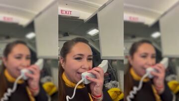 Celebración de azafata a Colo Colo.