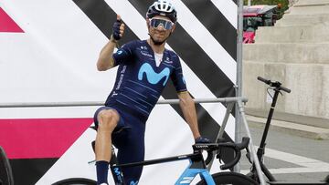 Alejandro Valverde posa para AS antes de tomar la salida en la Plaza de los H&eacute;roes de Budapest.