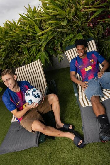 Fermín López y Alejandro Balde.