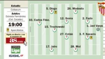 El Sevilla piensa ya en la final y el Getafe tiene hoy la suya