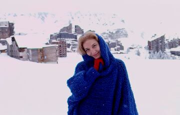 Marisa Paredes en el primer Festival de Cine Francés en Avoriaz. 
 