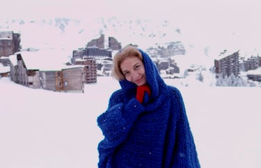 Marisa Paredes en el primer Festival de Cine Francés en Avoriaz. 
 