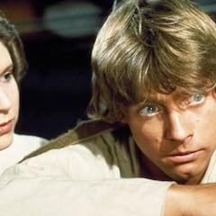 La última imagen de Carrie Fisher como Leia con Mark Hamill