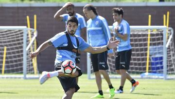 Suarez still injured but in Uruguay - Tabarez
