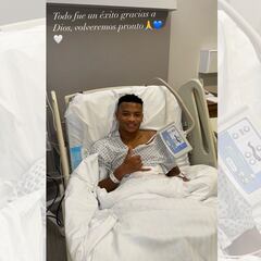 Óscar Cortés fue operado con éxito