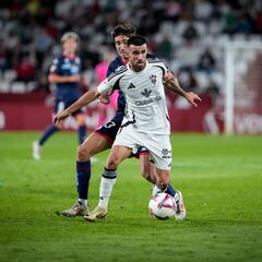 Agus Medina, el pulmón del Albacete en el centro del campo