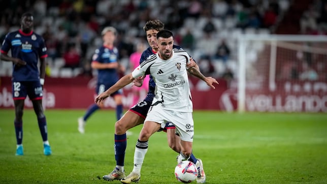 Agus Medina, el pulmón del Albacete en el centro del campo