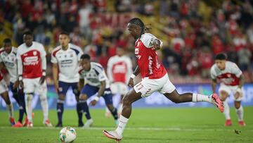 Hugo Rodallega habló tras la derrota de Santa Fe ante Medellín en Liga BetPlay.