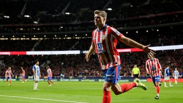 Sorloth celebra su gol.