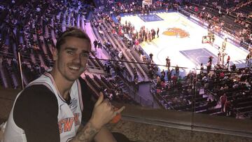 Griezmann se va a ver la NBA