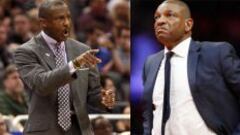 Dwane Casey y Doc Rivers.