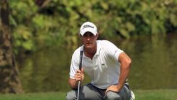 El belga Colsaerts, líder con nuevo récord de Fancourt