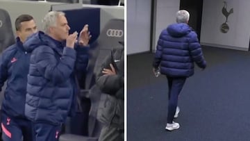 Show de Mourinho: Va por Dier al baño y discute con Lampard