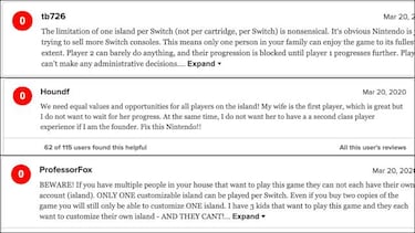 Animal Crossing: New Horizons, afectado por review bombing en Metacritic