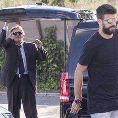 Piqué, en El Prat: "Ya dije ayer lo que tenía que decir..."