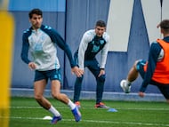 ENTREMAMIENTO, Málaga CF.
Funes, entrenador.