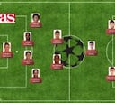El once latinoamericano de AS de la jornada de Champions