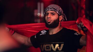 El peleador del Climent Club Salah Eddine Hamli.