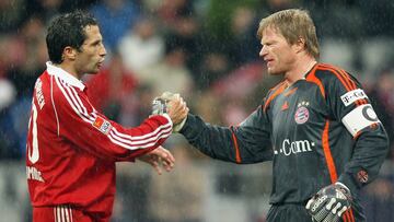 Hasan Salihamidžic y Oliver Kahn, exjugadores del Bayern de M&uacute;nich